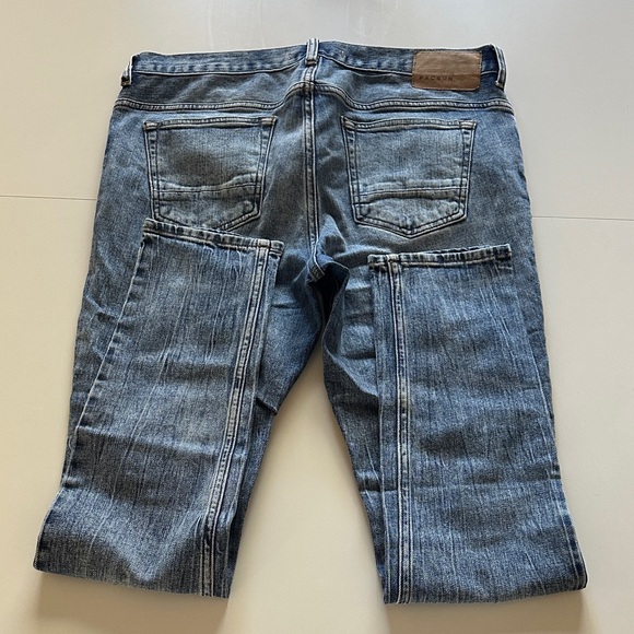 PacSun Men's Stacked Skinny Jeans - Distressed Denim - Picture 2 of 2